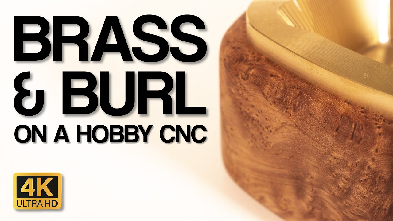Garage CNC Solid Burl & Billet Brass Inlays - Feeds & Speeds