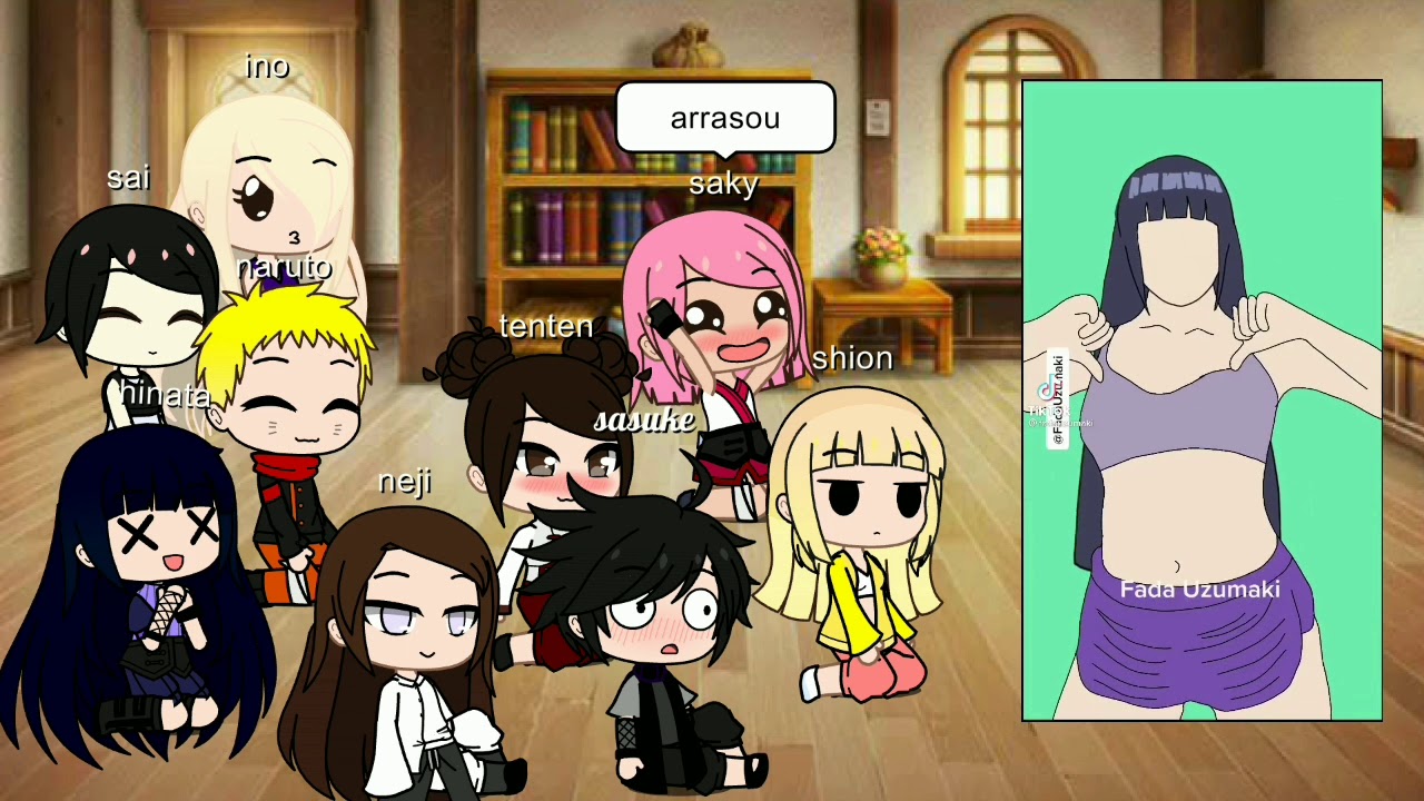 💑casais de Naruto🍥+loira oxigenada (shion) reagindo a vídeos °\gacha club
