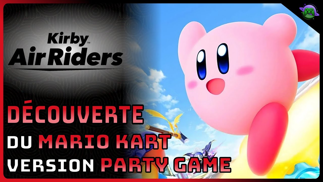 KIRBY AIR RIDERS - Découverte - L'ALTERNATIVE à MARIO KART WORLD ?