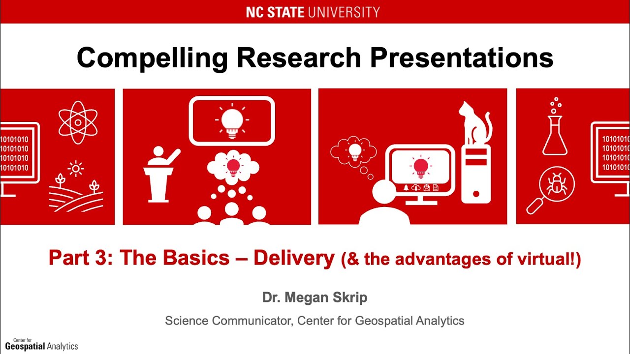 Compelling Research Presentations | Part 3: Delivery (& advantages of virtual)