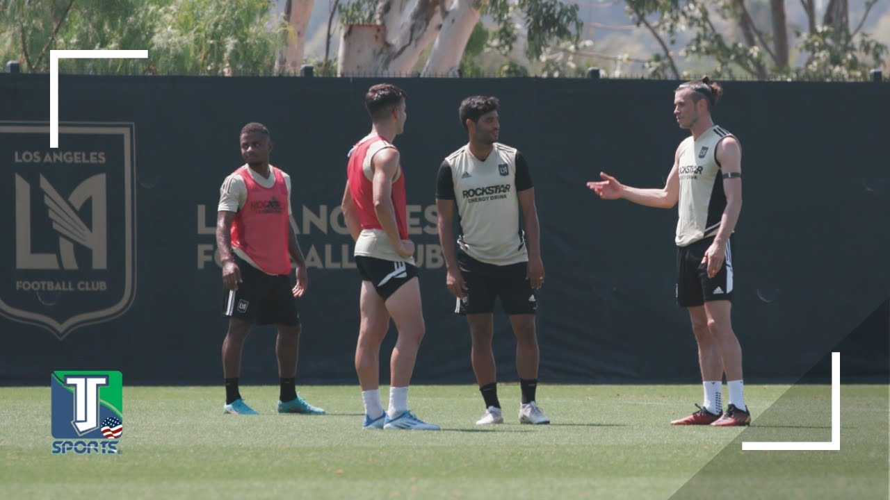 WATCH: Gareth Bale's FIRST TRAINING session with LAFC