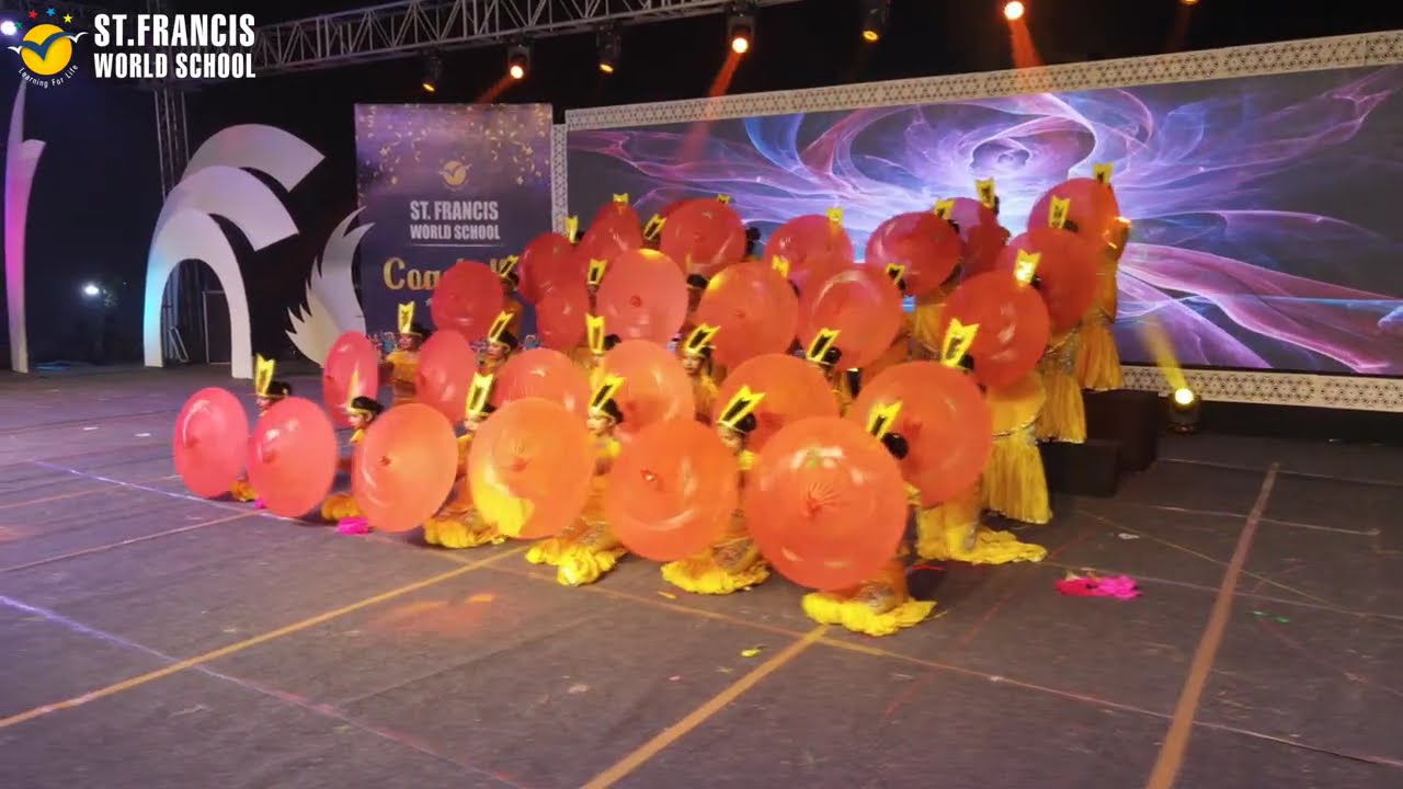 China Dance Performance l Annual day Celebration  Coachella 2k25 l  St Francis World School l Meerut