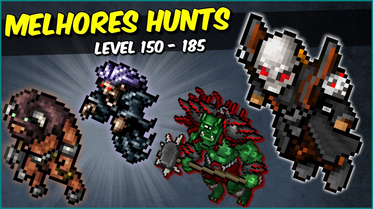TIBIA - EP 9 - EK do ZERO SOLO sem gastar tc, WIZARD OUTFIT, Ornate Legs e HUNTS ALTERNATIVAS