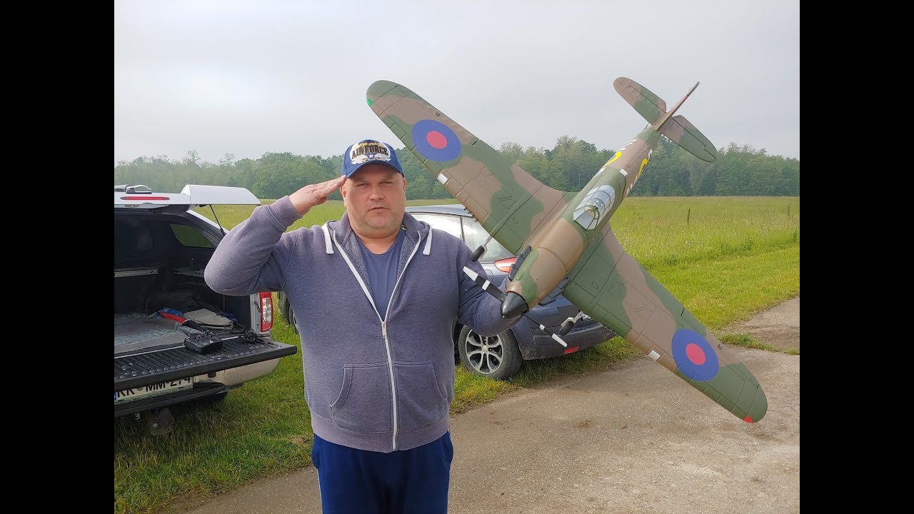 EFlite Hawker Hurricane 25e 1360mm PNP Discontinued Maiden flight