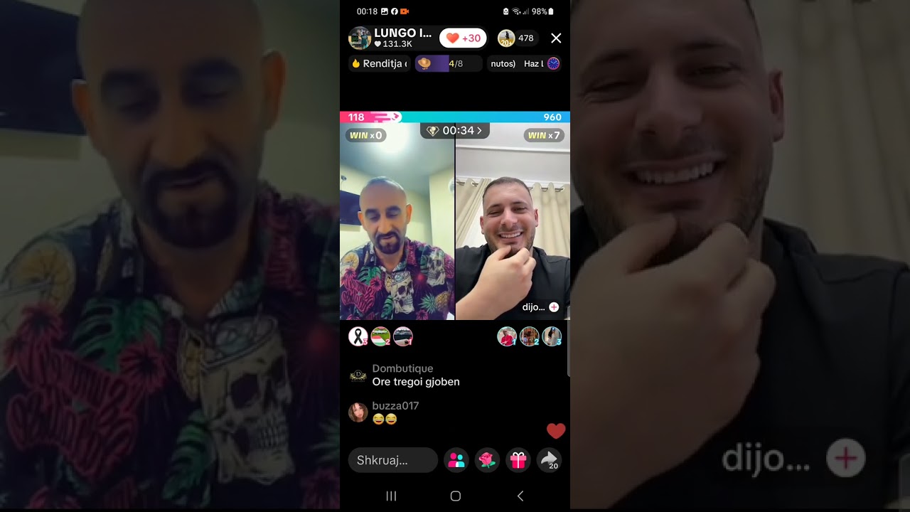 I Riu nga Fieri futet live me Dionisin dhe fillon i tregon atij per Aventurat dhe lëvizjet me mbrapa