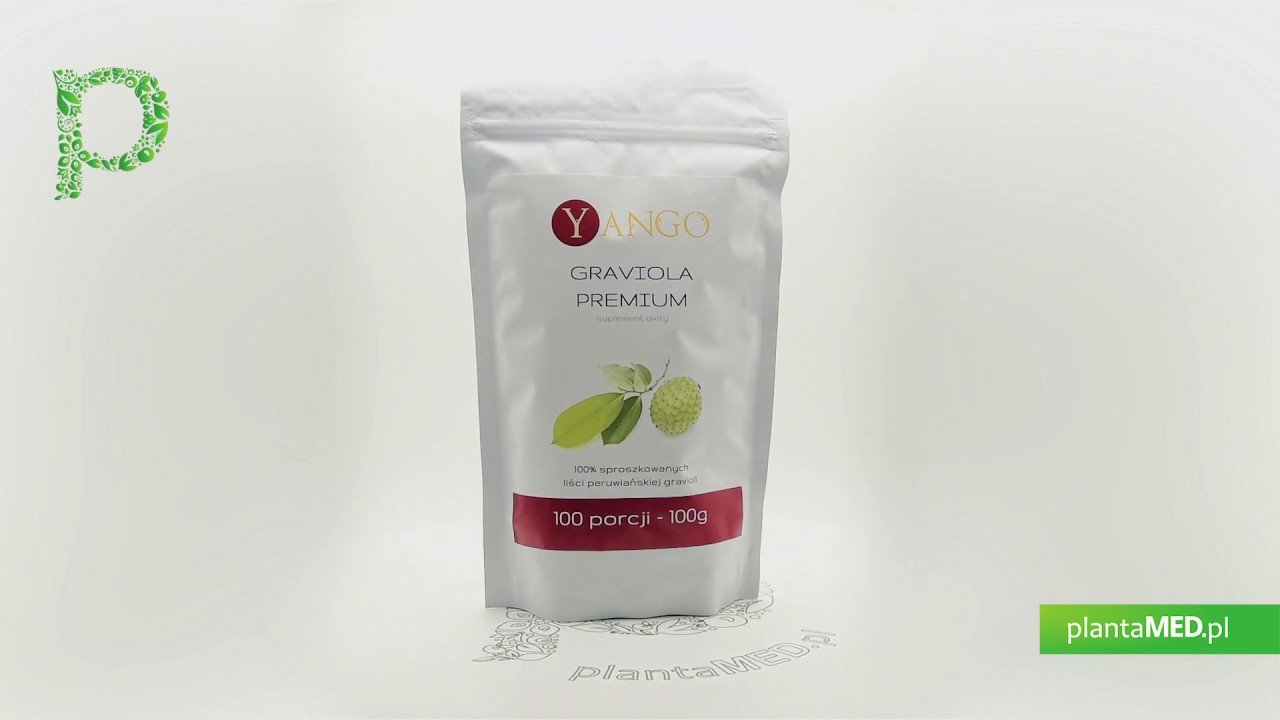 Sklep plantaMED.pl poleca: Graviola Premium - proszek z liści (100 g) Yango
