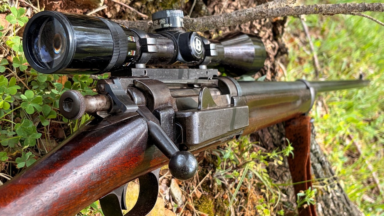 30-40 Krag Jorgensen Model 1898, Sporterized of Course.