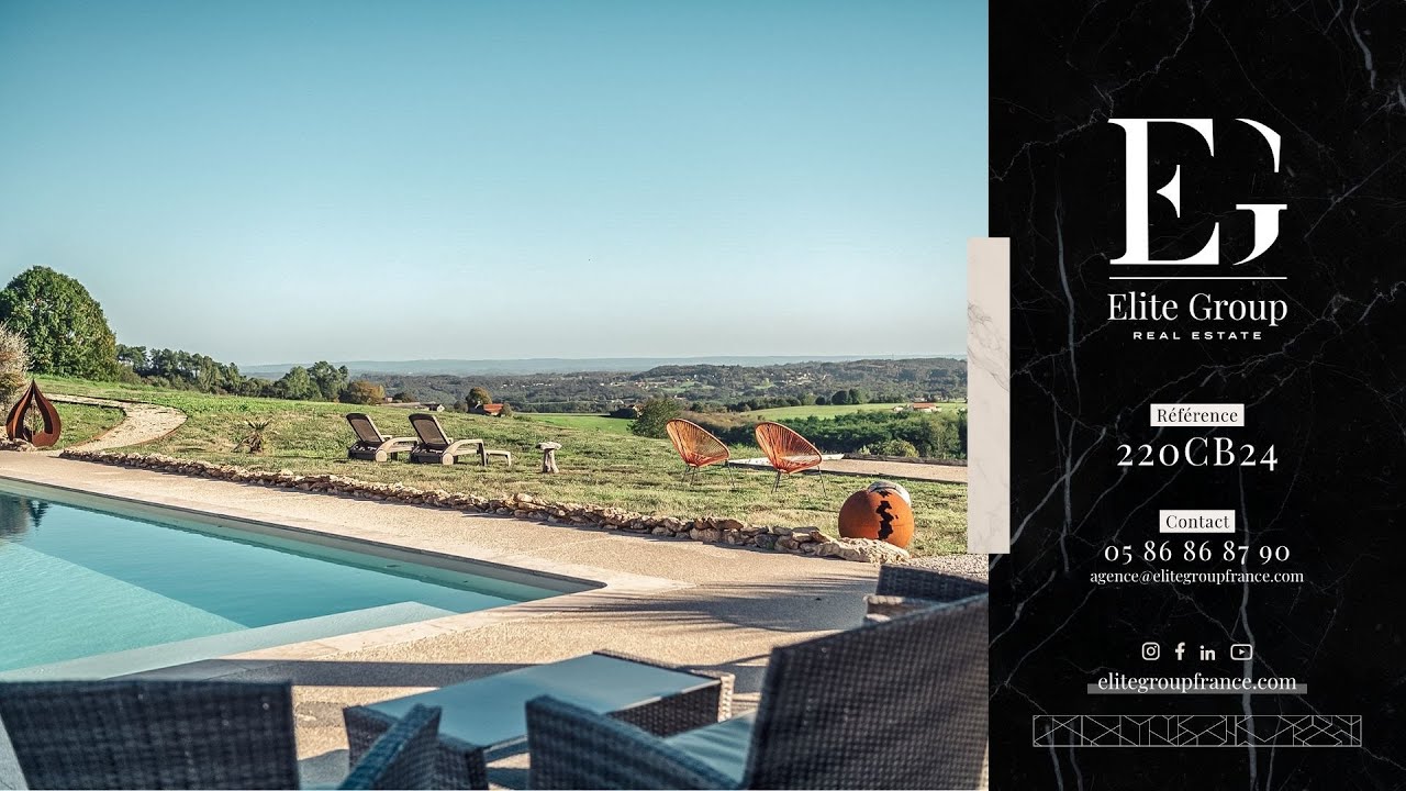 ELITE GROUP Real Estate : À VENDRE MAGNIFIQUE MAISON DE PLAIN-PIED PROCHE DE SARLAT-LA-CANÉDA