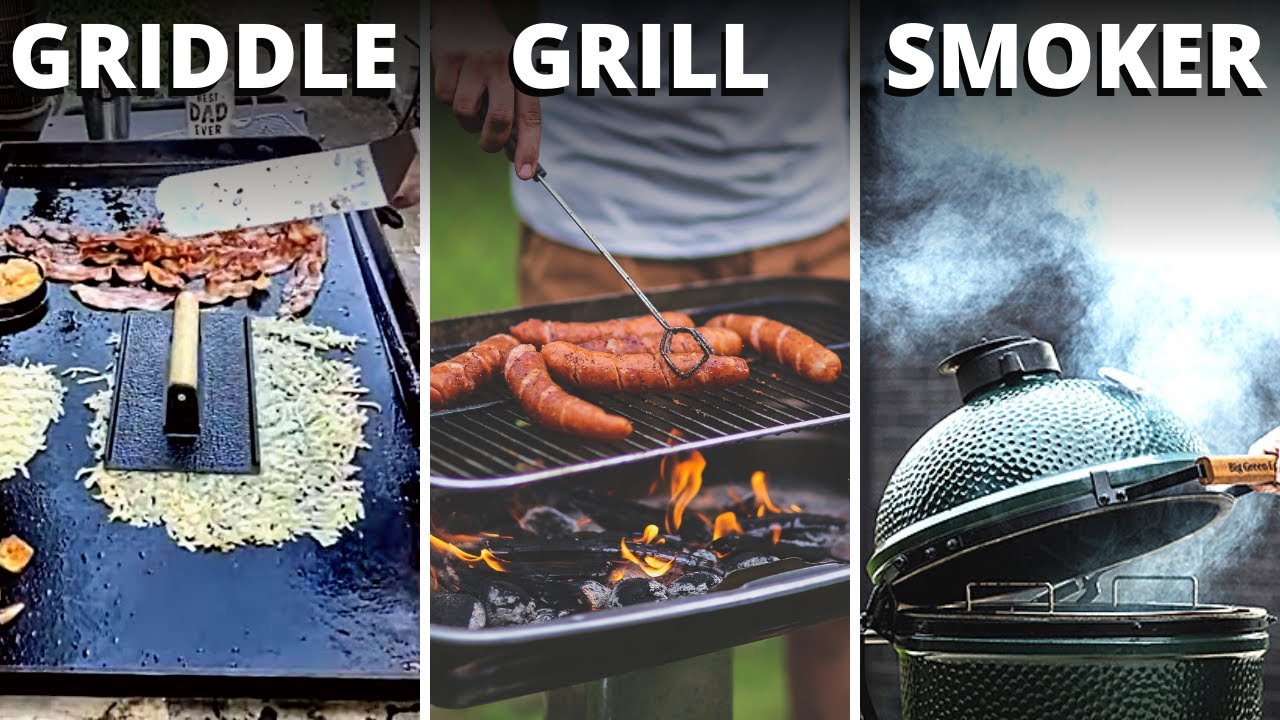 Griddle vs. Grill vs. Smoker: Which one is Best?