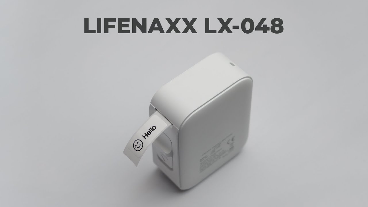 LIFENAXX Thermo-Etikettendrucker LX-048 (DEUTSCH)