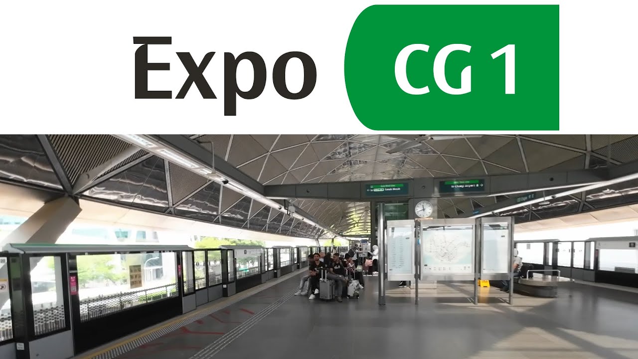 CG1 Expo MRT Station: Exit B to Platforms | Singapore Walking Tour