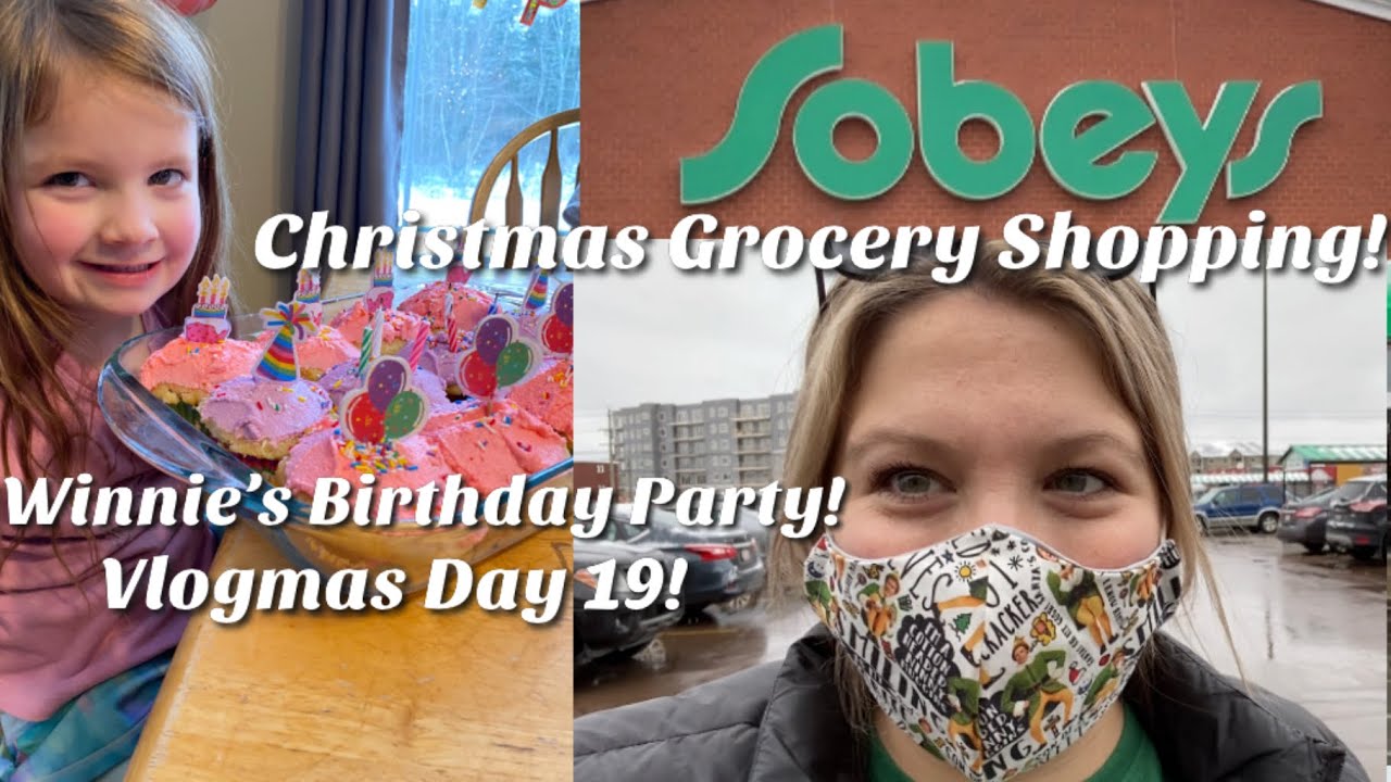 Christmas Grocery Shopping! Nostalgic Christmas Chocolate Taste Test & Party Time!  Vlogmas Day19!
