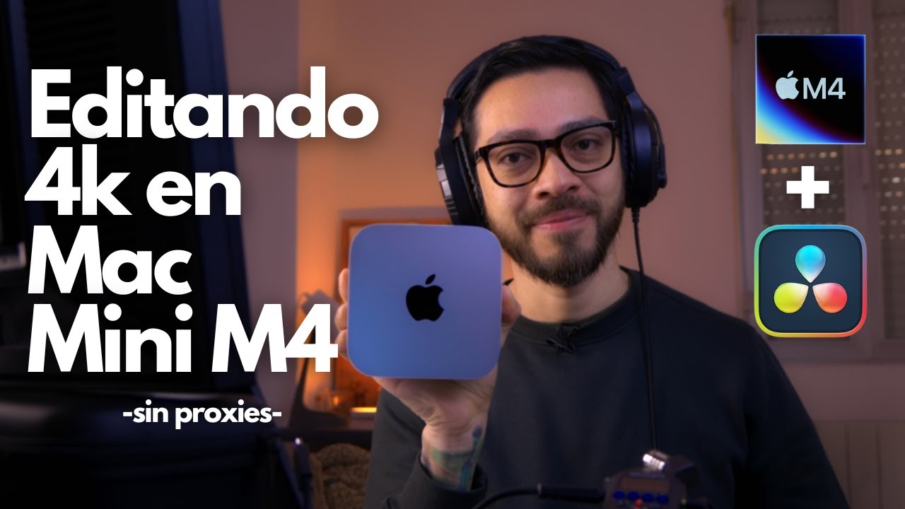 Edición 4K en Mac mini M4: ¡Pruebas y resultados sorprendentes!