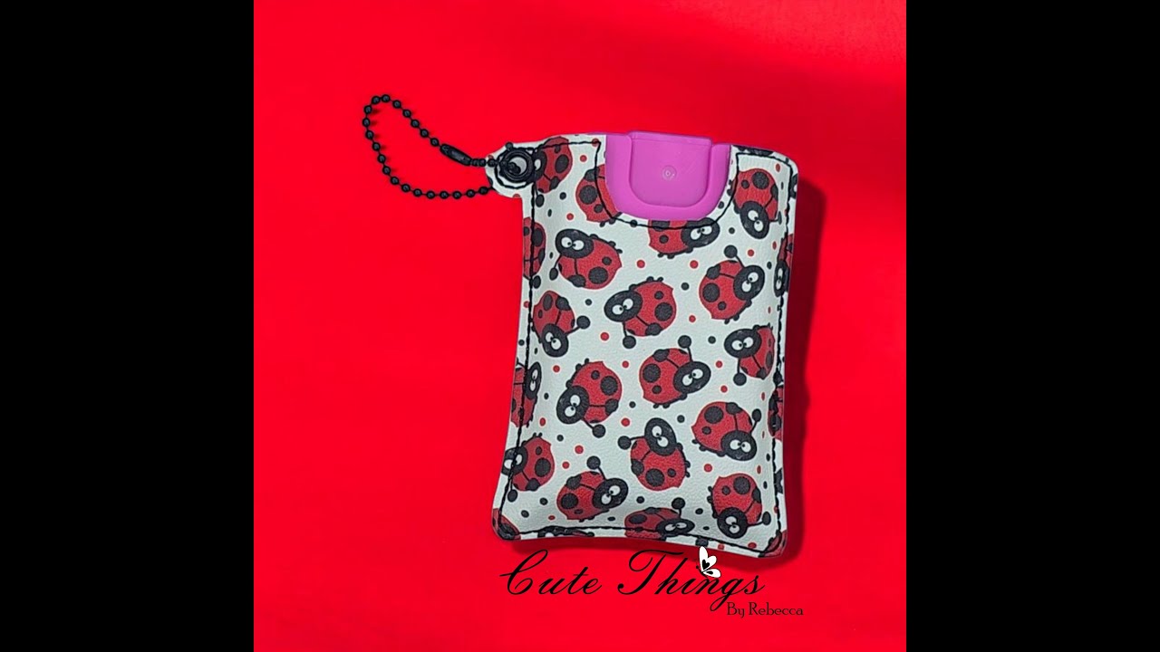 Let's make a Fancy Sanitizer Holder in the hoop!