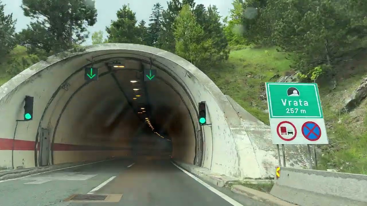 Driving in Croatia on the A6 highway  towards Krk #driving #croatia