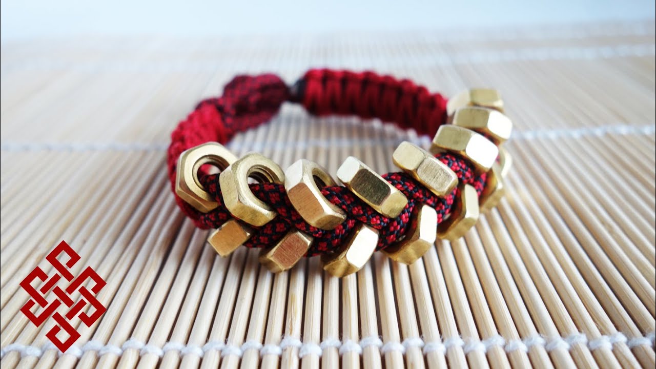 How to Make a Hex Nut Paracord Bracelet Tutorial (WOE)
