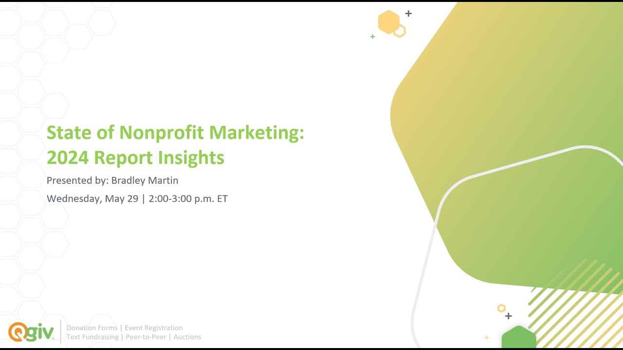 State of Nonprofit Marketing: 2024 Report Insights
