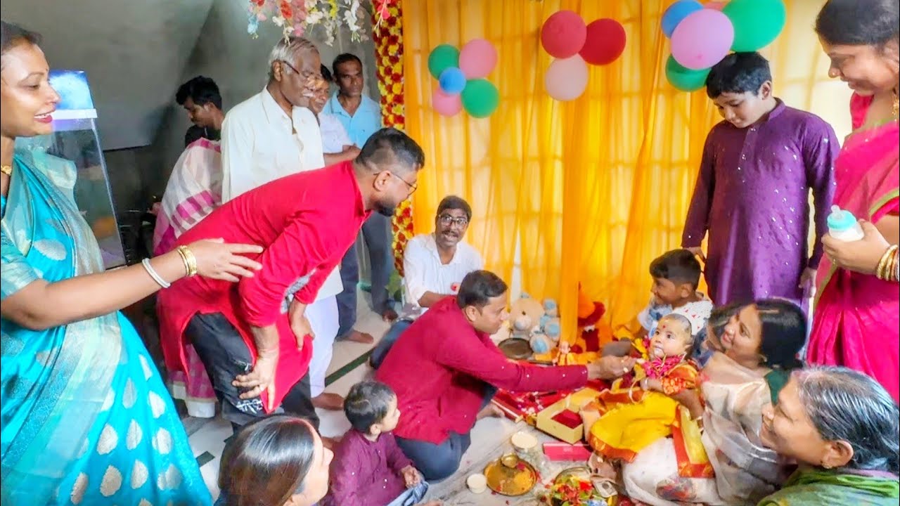 আজ পরীর শুভ অন্নপ্রাশন, প্রথমবার আজ আপনাদের পরী অন্ন খেলো♥️♥️♥️