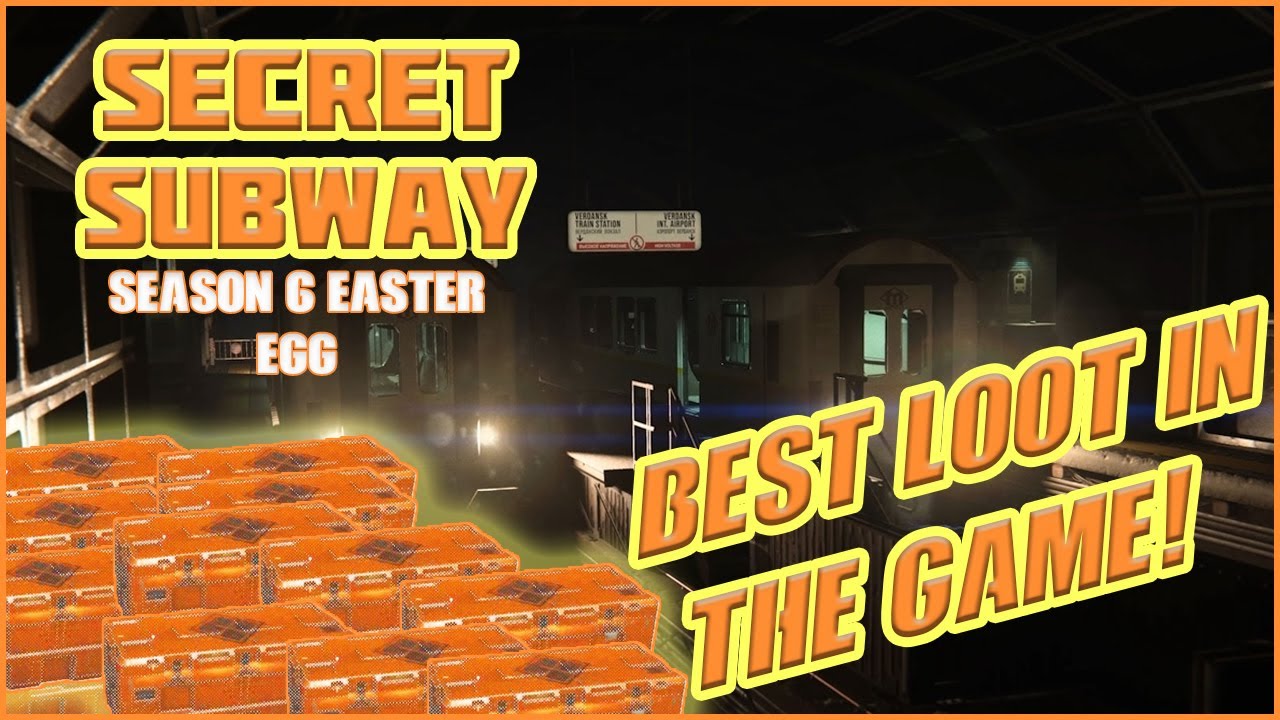 Secret Subway Easter Egg Warzone Season 6 (Solo)