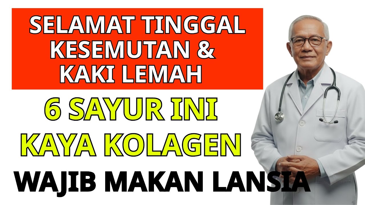 Dokter Kaget! 6 Makanan AJAIB Ini HENTIKAN KESEMUTAN & KAKI LEMAH Lansia ❗