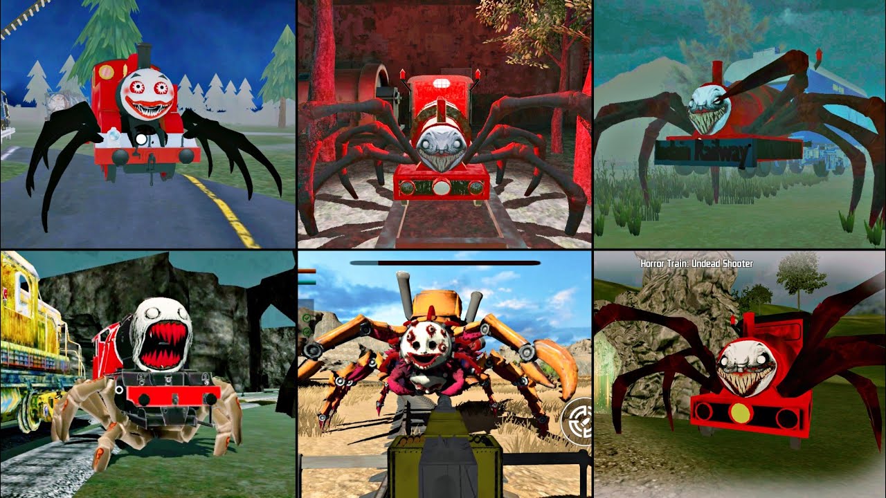 Choo Choo Charles Spider monster Charlie horror Train 