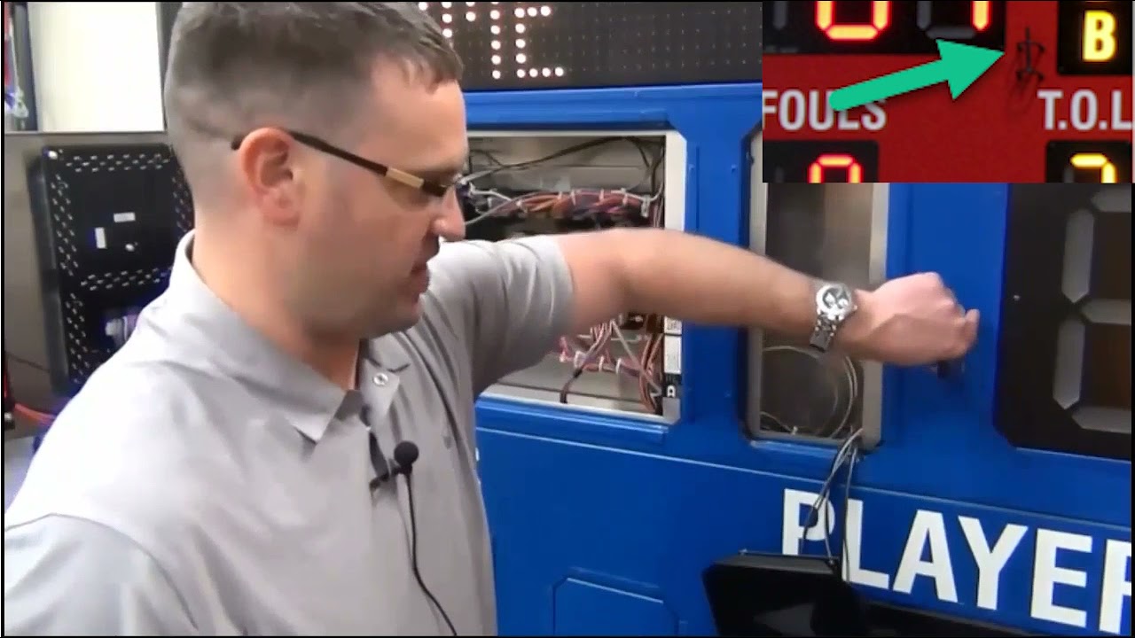Fixed Digit Scoreboard Radio Installation