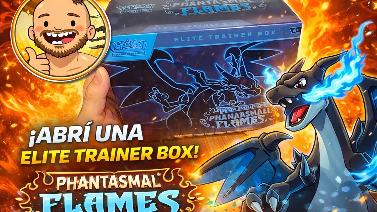 ABRIENDO Elite Trainer Box Phantasmal Flames 🔥 | Mega Evolution Charizard X