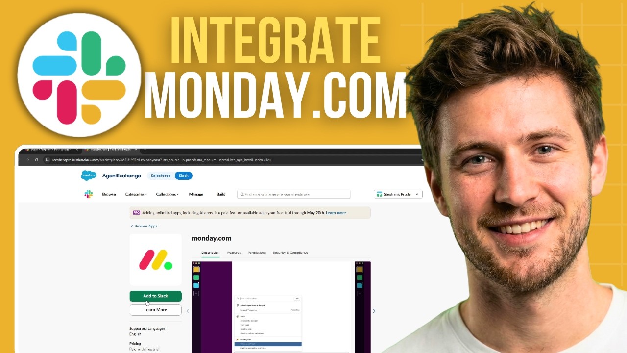 Как интегрировать Slack с monday.com