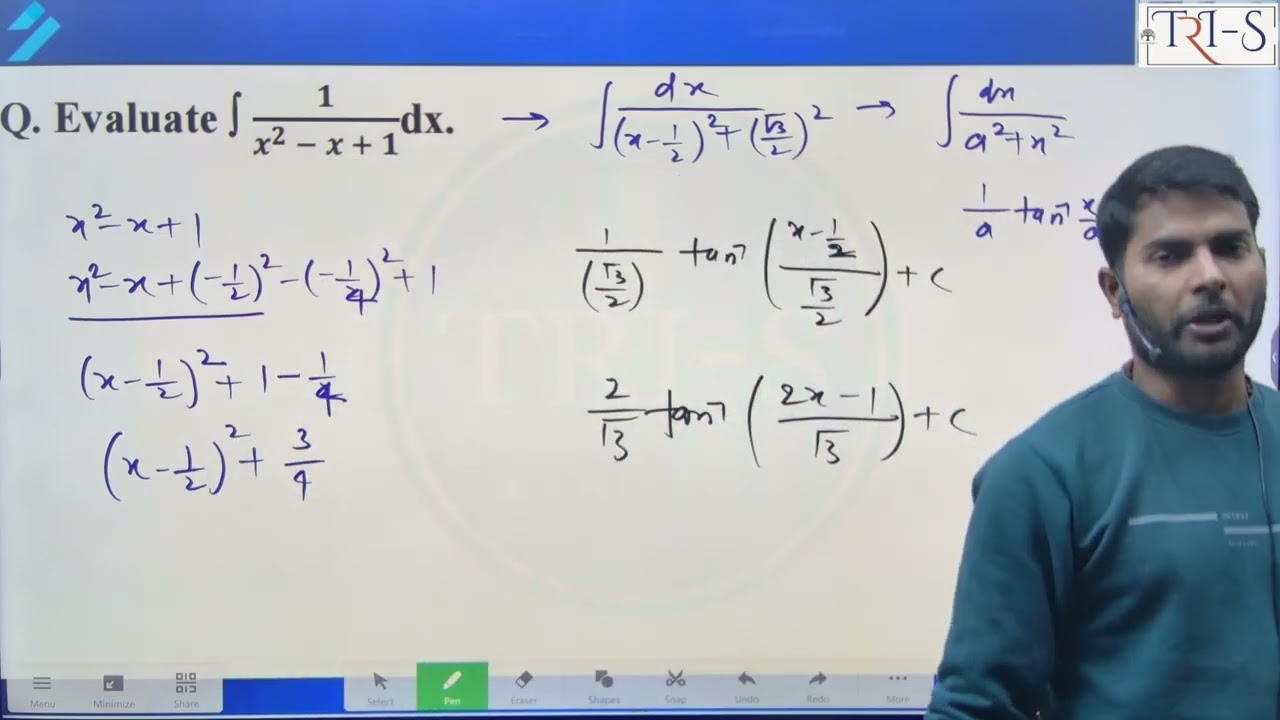 Integration of reciprocal of quadratic based (INTEGRATION) Class-12th| IIT-JEE | By Sundram Sir