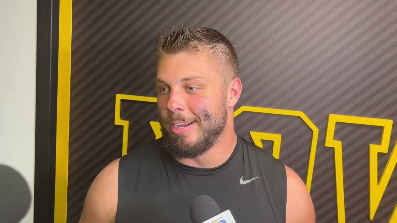 Ethan Hurkett after Iowa survives Troy: 'No game is going to be easy'