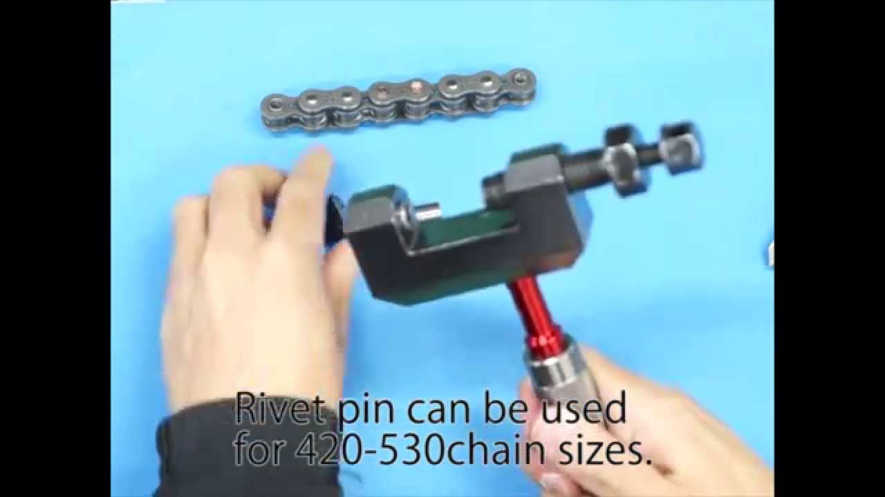 DRC Pro Chain Tool Instruction : Rivet chain pin