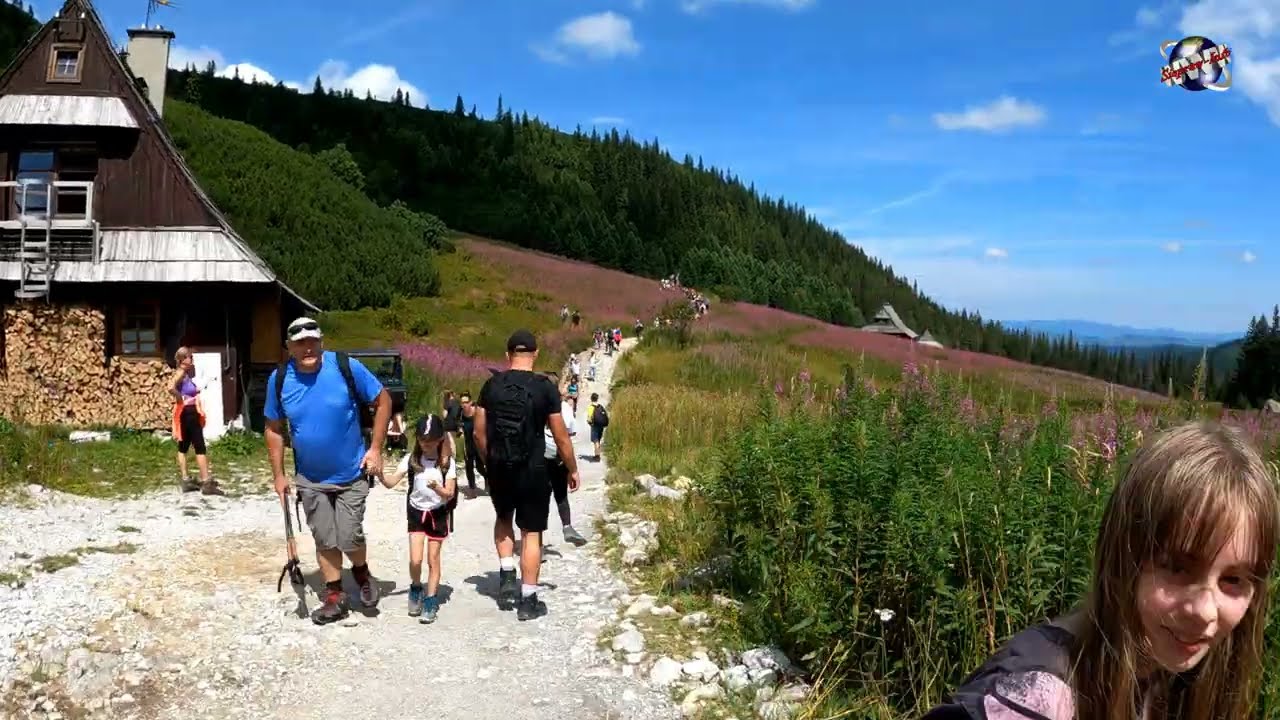 Kasprowy Wierch, Hala Gąsienicowa, Czarny Staw i kwitnąca wierzbówka