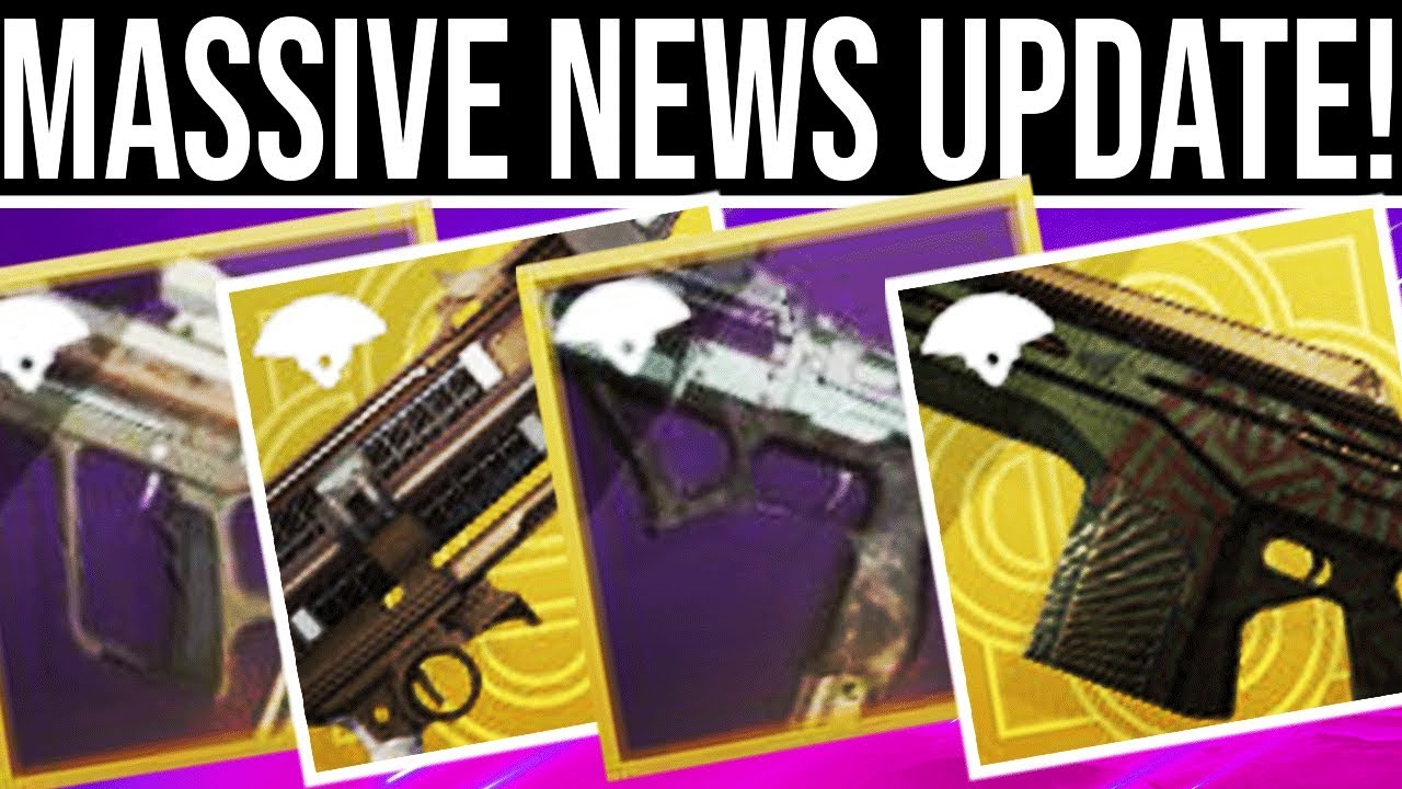 Destiny 2 Shadowkeep. MASSIVE NEWS UPDATE!! EXOTICS GALORE!