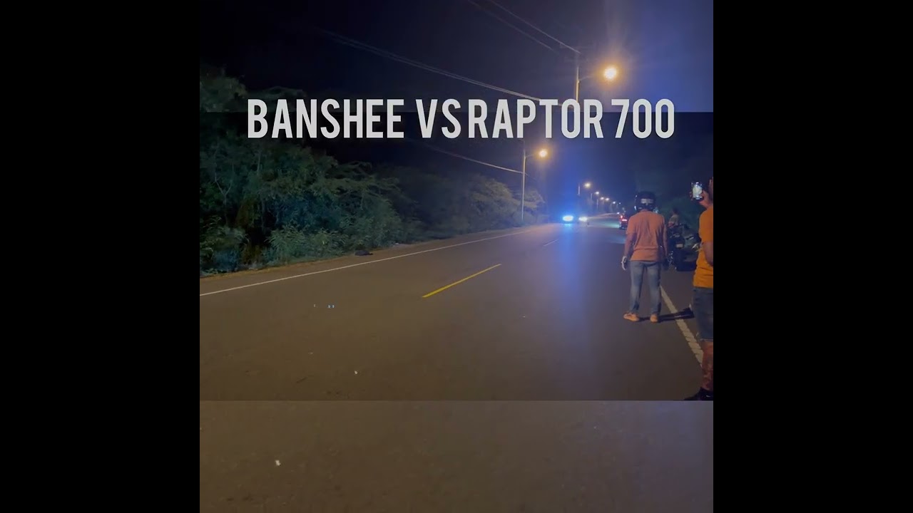Banshee 350 vs raptor 700 vs xr650l vs drz400sm   Pruebas amistosas