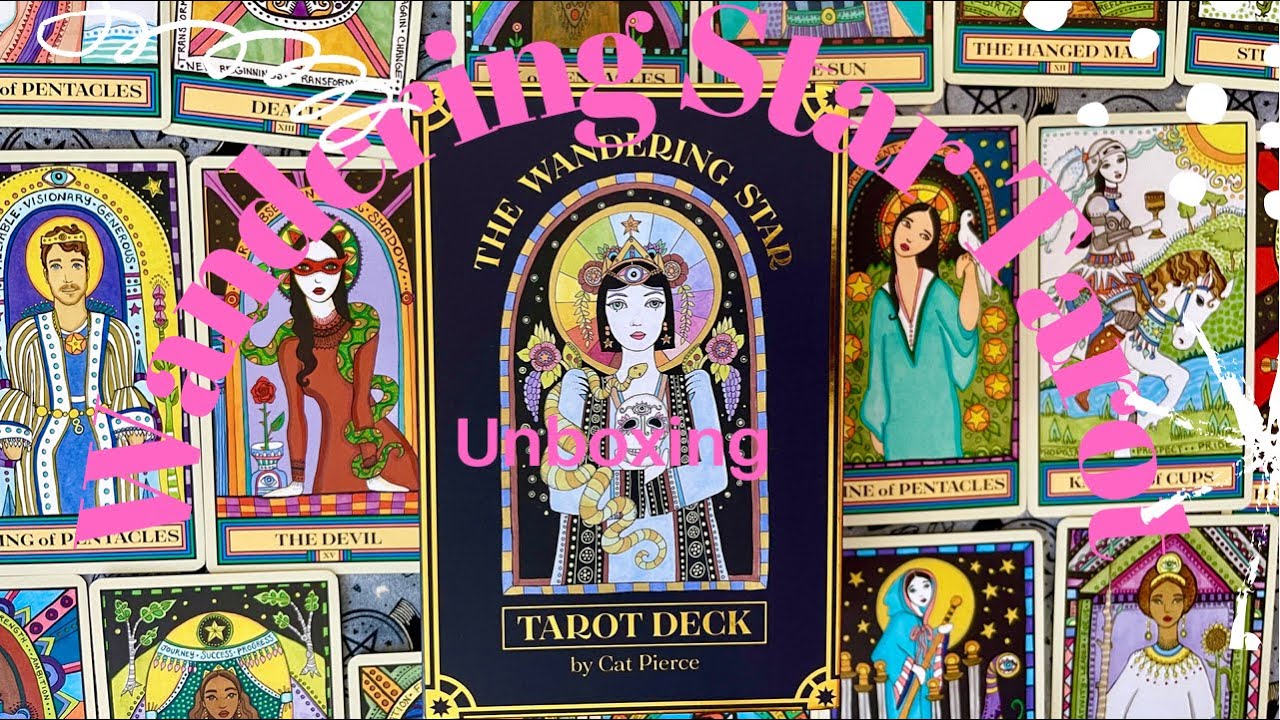 The Wandering Star Tarot Deck by Cat Pierce | Unboxing and First Impressions Walkthrough