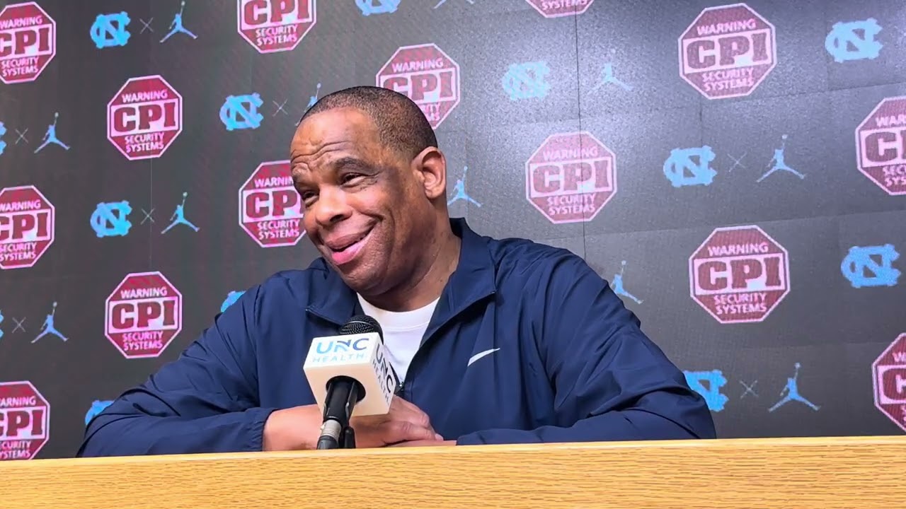 UNC Hubert Davis Pre-Duke Press Conference | Inside Carolina