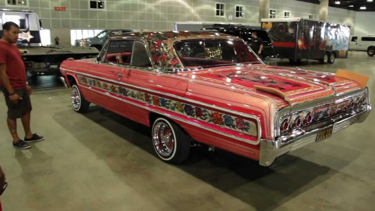 Gypsy Rose load in at the Torres Empire Lowrider Show. 
