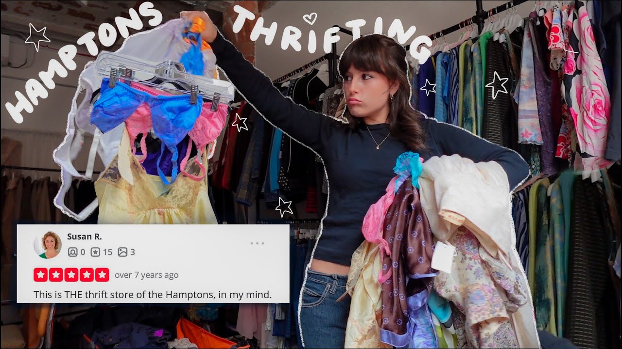 thrift with me in THE HAMPTONS!