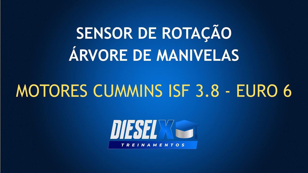 SENSOR DE ROTAÇÃO MOTOR CUMMINS ISF 3.8 EURO 6