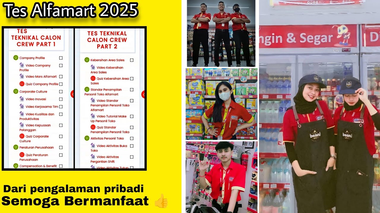 TES TEHNIKAL & FUNCTIONAL TES ALFAMART! Begini cara saya mengakali nya