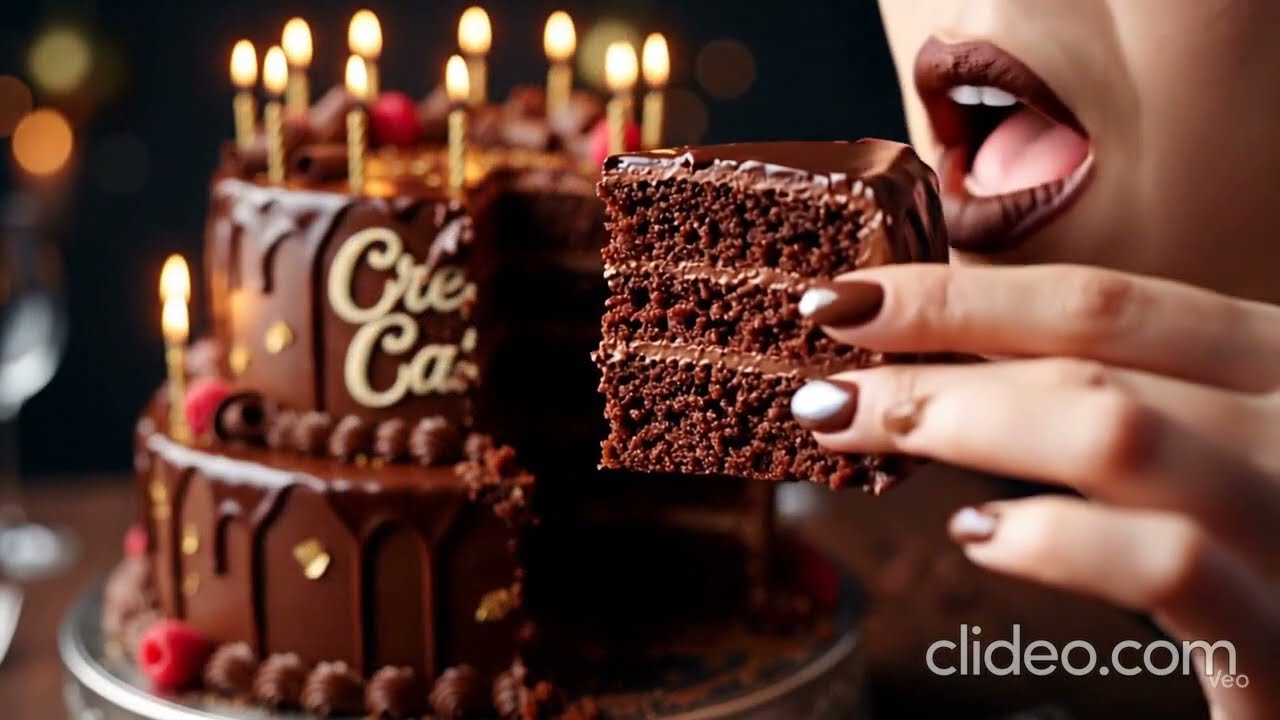 '' Super Satisfying Cake Slicing ASMR \ Relaxing  Sound 