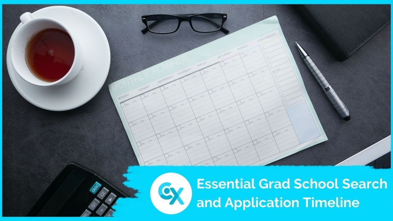 Essential Grad School Search and Application Timeline