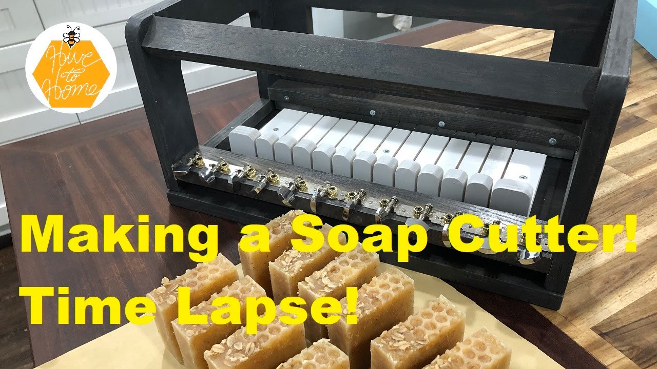 Time Lapse! Making a 12 wire soap cutter for my wife's Christmas present! + the 1st Soap Cutting!