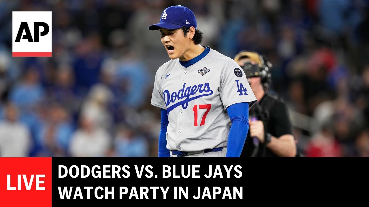 LA Dodgers vs. Toronto Blue Jays: LIVE Watch party in Japan for World Series Game 7