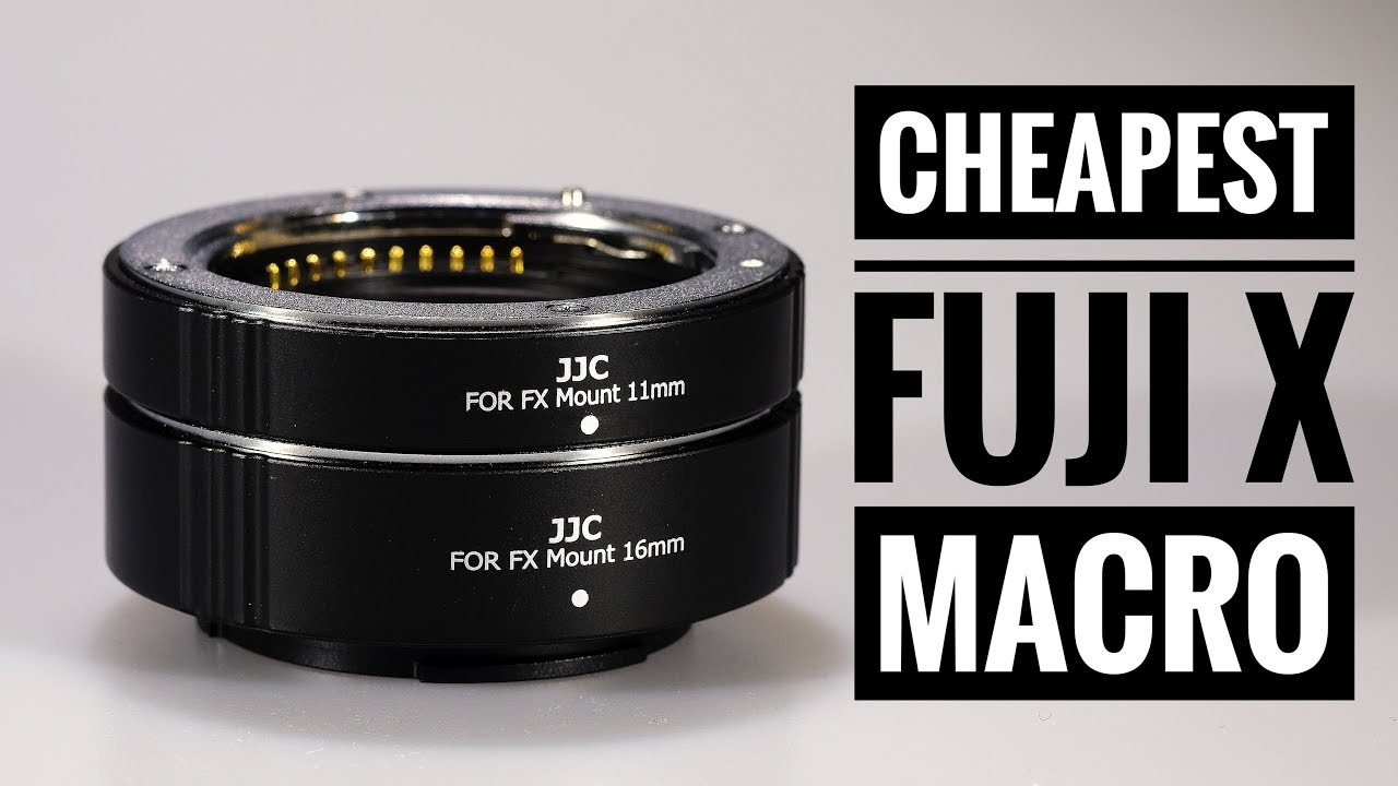 Cheap Fujifilm X Series Macro | JJC Auto Focus Macro Extension Tubes