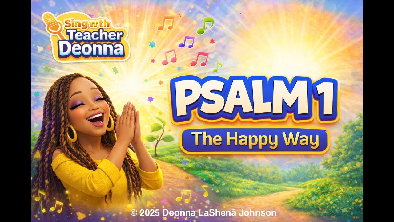 🎵 Psalm 1: The Happy Way | Songs for Children & Families | Teacher Deonna 🎵