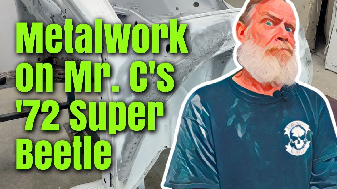 Metalwork on Mr. C's '72 Super Beetle #vw #superbeetle #metalwork