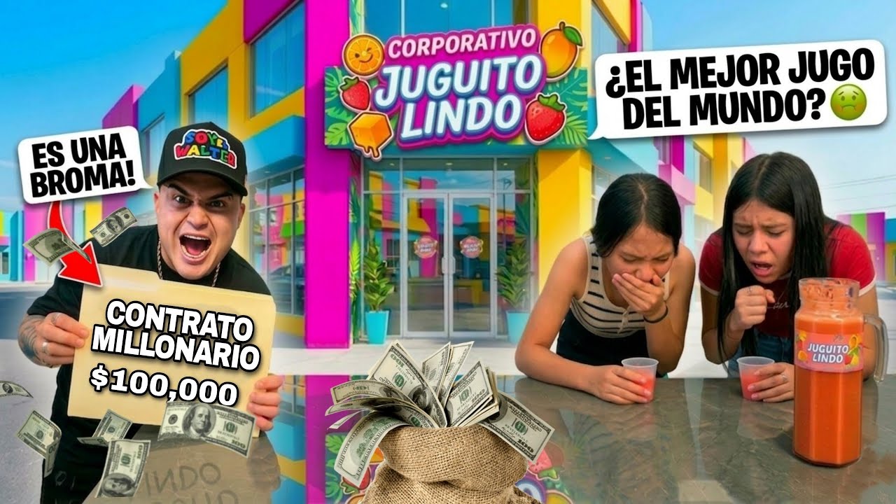 CONTRATO MILLONARIO 🤑 | El jugo mas delicioso 😍  | Soy el Walter 
