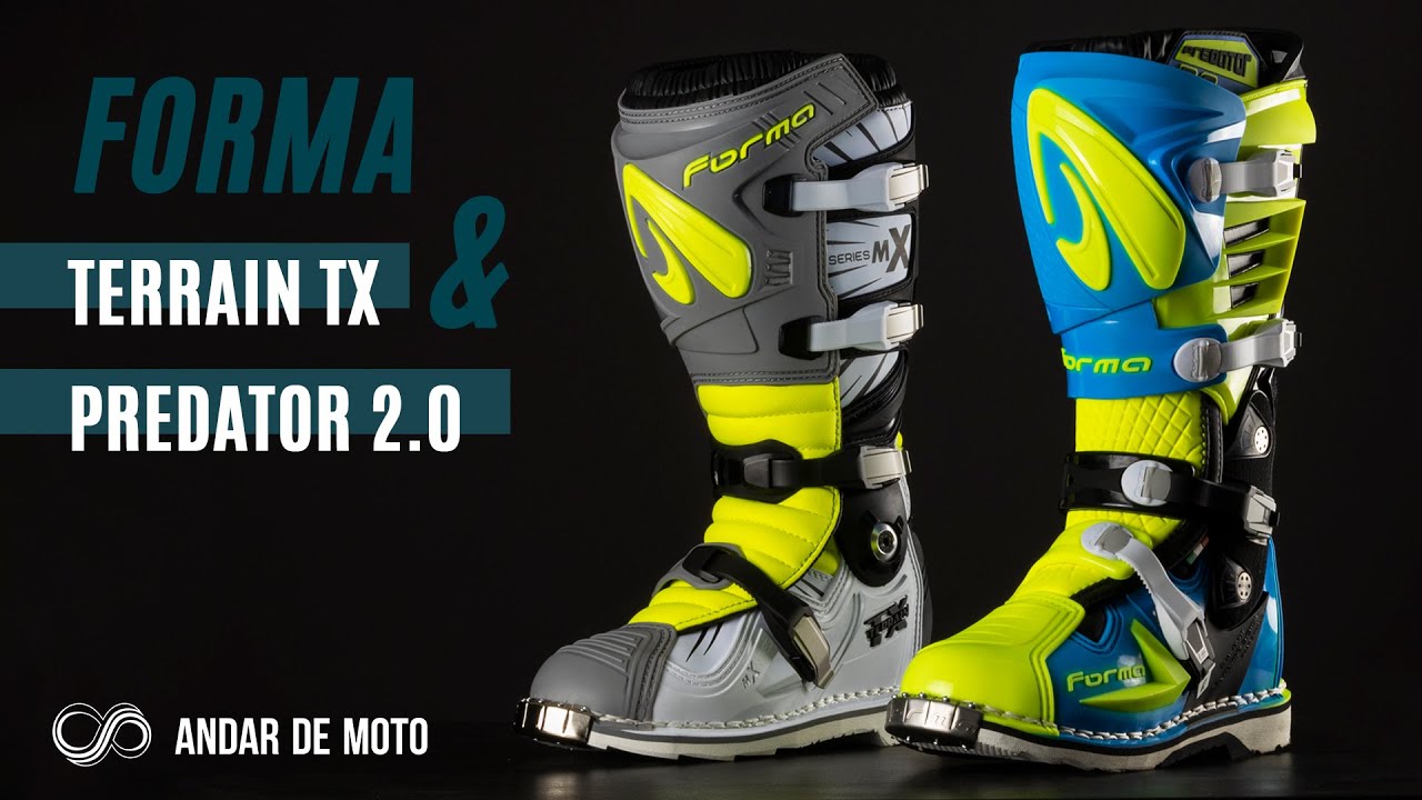 ANDAR DE MOTO - Apresentação das botas de motocross FORMA TERRAIN TX e PREDATOR 2.0