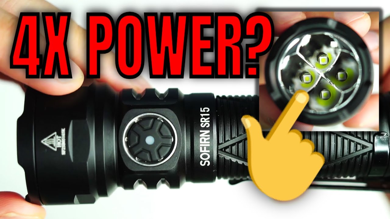 Extreme Power in a POCKETABLE Flashlight! Sofirn SR15 Review